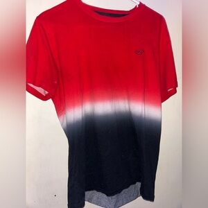Red and Black Gradient Men's Shirt